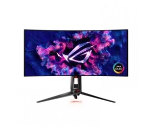 ASUS монітор 33.9 ROG swift PG34WCDM OLED, 3440x1440, 21:9, 240hz, 0.03ms, DCI-P3 99%curved, adaptivesync, HAS, HDR400