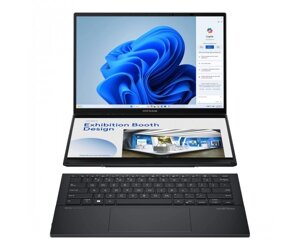 ASUS ноутбук zenbook duo UX8406MA-PZ026W 14 3K OLED, intel ultra 9 185H, 32GB, F1tb, UMA, win11, сірий