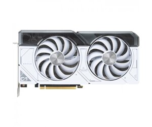 ASUS відеокарта geforce RTX 4070 SUPER 12GB GDDR6x OC білий DUAL-RTX4070S-O12G-WHITE