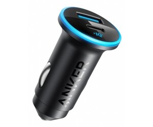 Автомобільний зарядний пристрій Anker PowerDrive 323 - 30W PD + 22.5W USB-A Black (6940427)