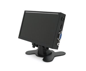 Автомобільний РК-монітор 7(16：9), AV/VGA/HDMI роз'єми, 1024*600ips, 12-24V, BOX