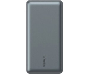 Belkin Акумулятор портативний літій-іонний Power Bank 10000мА·рік, 15Вт, 2хUSB-A/USB-C, сірий