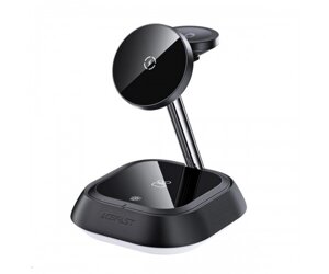 Бездротовий зарядний пристрій ACEFAST E16 desktop 3-in-1 wireless charging holder Black