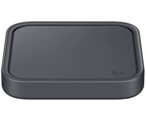 Бездротовий зарядний пристрій Samsung 15W Wireless Charger Pad with TA Dark Gray (EP-P2400TBEGEU) (6972192)