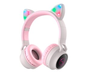 Бездротові навушники Bluetooth HOCO W27, Pink/Gray, Box