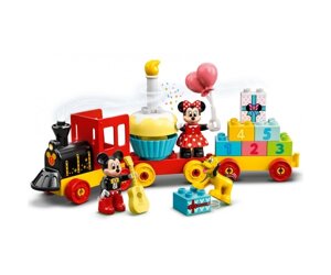 Блоковий конструктор LEGO Duplo Святковий поїзд Міккі та Мінні (10941)