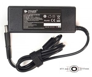 Блок живлення для ноутбуків PowerPlant DELL 220V, 19.5V 90W 4.62A (7.4*5.0)