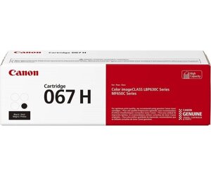 Canon картридж 067H MF651cw/MF655cdw/MF657cdw/LBP631cw/LBP633cdw black (3130 стр.)