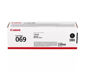 Canon Картридж 069 MF752Cdw/MF754Cdw/LBP673Cdw Black (2100 стор)