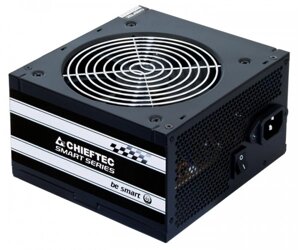 Chieftec Блок живлення Smart (500W)85%120мм, 1xMB 24pin (20+4), 1xCPU 8pin (4+4), 2xMolex, 3xSATA, 1xPCIe 8pin