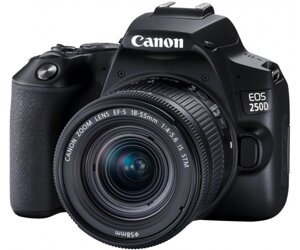 Цифрова дзеркальна фотокамера Canon EOS 250D Kit 18-55 IS STM Black (6500425)