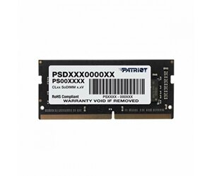 DDR4 patriot SL 4GB 2400mhz CL17 256X16 sodimm