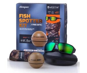 Deeper CHIRP+ 2.0 Wi-Fi+GPS (Діпер Чірп+ 2) бездротовий ехолот + Fish Spotter Kit 2023