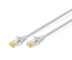 Digitus Патч-корд CAT 6a S-FTP, 20м, AWG 26/7 сірого кольору