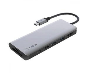 Док-станція для ноутбука Belkin USB-C 7-in-1 Multiport Dock (AVC009BTSGY)