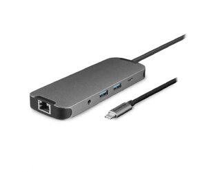 Док-станція USB3.2 type-C > HDMI/USB 3.2x2/RJ45/USB-C/SD/TF/PD 80W/audio 9-in-1 DSC-901 chieftec