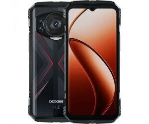 Doogee Смартфон S118 6.58 8/512ГБ, 2SIM, 10800мА рік, чорно-червоний