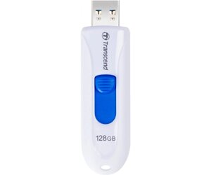 Flash Drive Transcend JetFlash 790 128GB USB 3.1 White (TS128GJF790W) (6986654)