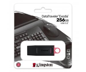 Flash Kingston USB 3.2 DT Exodia 256GB Black/Pink