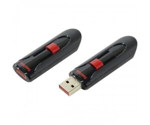 Flash SanDisk USB 2.0 Cruzer Glide 256Gb Black/Red