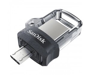 Flash SanDisk USB 3.0 Ultra Dual Drive OTG M3.0 256Gb (150Mb/s)