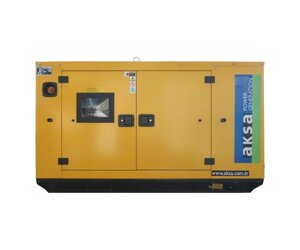 Генератор дизельний AKSA - A3CRX32T, трифазний 230/400V, 50Hz, 44KVA (35,2КВт), об'єм 76л