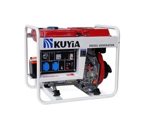 Генератор дизельний Kuyia TM3500CL, однофазний, 110-240V, 50Hz, 2,8-3кВт, об'єм 12,5л