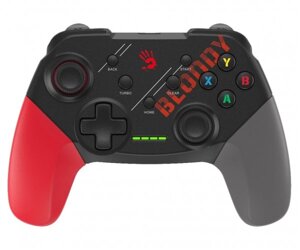 Геймпад Bloody GPW50, Black/Red/Grey, бездротовий (USB 2.4GHz), для ПК / PS3 / Android, подвійна вібрація, 600 mAh