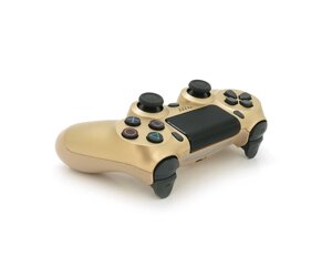 Геймпад Brazzers бездротовий для PS4 Wireless DUALSHOCK 4, роз'єм для навушників, LED light bar, Gold, 3.7V, 600mAh,