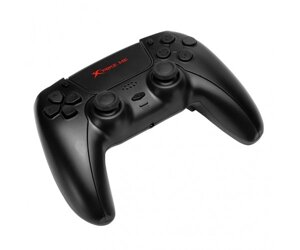 Геймпад Xtrike-Me GP-51, Black, бездротовий (Bluetooth), PS4 / PS3 / PC / Android / iOS, 20 кнопок, вібрація,