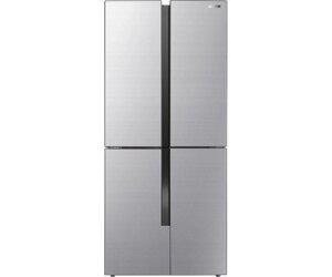 Gorenje Холодильник SBS, 182х64х80см, 4 двері, 265(129)л, А, Інвертор , Зона св-ті, Внутр. Диспл, Нерж