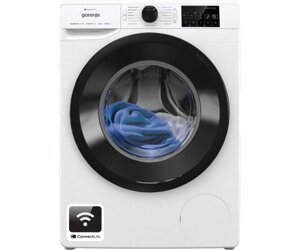 Gorenje Пральна машина фронтальна, 8кг, 1200, A, 55см, дисплей, інвертор, пара, Wi-Fi, білий