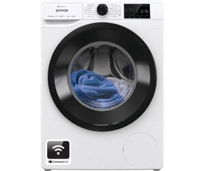 Gorenje Пральна машина фронтальна, 8кг, 1400, A, 46,5см, дисплей, інвертор, пара, Wi-Fi, білий