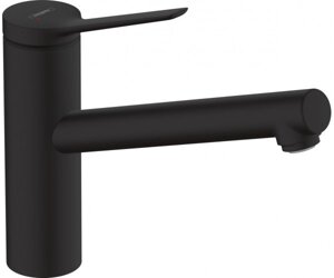 Hansgrohe Змішувач для кухні Zesis M33, довж. виливу - 220мм, поворотний, 1важіль, KM150, матовий чорний