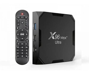 HD медіаплеєр X96 MAX+ ultra android TV (905x4/4GB/64GB)