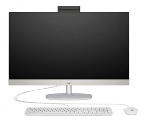 HP Компютер персональний моноблок All-in-One 27 FHD IPS AG, Intel i5-1335U, 16GB, F512GB, UMA, WiFi, кл+м, DOS, білий