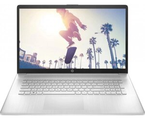 HP ноутбук 17-cp2000ua 17.3 FHD IPS AG, AMD R5-7520U, 16GB, F512GB, UMA, DOS, сріблястий