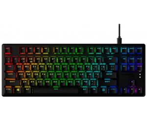 Hyperx клавіатура alloy origins core PBT red USB RGB ENG/RU black