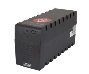 ДБЖ PowerCom RPT-800A Schuko, 800ВА євророзетки, Line-Interactive, 3 ступ AVR, діапазон 160-275В