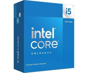 Intel Центральний процесор Core i5-14600KF 14C/20T 3.5GHz 24Mb LGA1700 125W w/o graphics Box