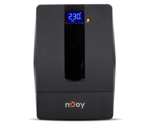 Джерело безперебійного живлення NJOY Horus Plus 1000 (PWUP-LI100H1-AZ01B), Lin. int., AVR, 4 x евро, USB, LCD, пластик