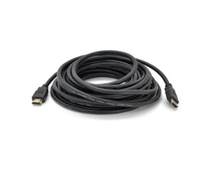 Кабель Premium Ritar PL-HD94 HDMI-HDMI Ultra HD 1080P, 20.0m, v1,4, OD-8.0mm, з фільтром, круглий Black, коннектор