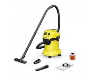 Karcher Господарський пилосос WD 3 P V-17/4/20, 1000 ВТ, 17л, 4м, 4.858 кг