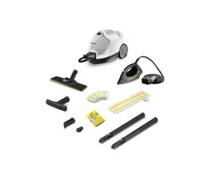 Karcher Пароочиститель SC 4 EasyFix Iron, 2000Вт, 800мл, 3.5Бар, утюг у компл, біло-чорний