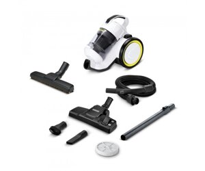 Karcher Пилосос контейнерний VC 3 Plus Premium, 1600Вт, конт пилок -0.9л, вес-4.4кг, HEPA 13, білий