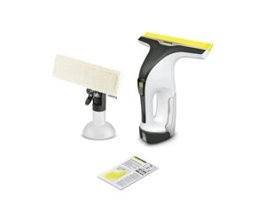 Karcher Пилосос віконний WV 4-4 Plus, вода -0.15л, автон. робота до 40хв, вага-0.76кг, дісплей, вібропад, білий