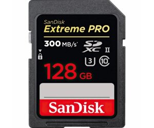 Карта памяті sandisk 128 GB SDXC UHS-II U3 V90 extreme pro sdsdxdk-128G-GN4in