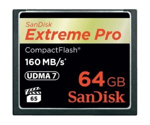 Карта памяті SanDisk 64 GB Extreme Pro CompactFlash SDCFXPS-064G-X46