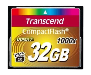 Карта памяті Transcend 32 GB 1000X CompactFlash Card TS32GCF1000