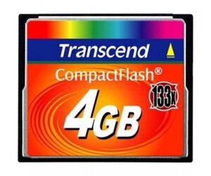 Карта памяті Transcend 4 GB 133X CompactFlash Card TS4GCF133